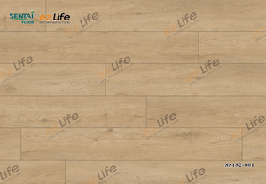 Sentai Anti-scratch vinilo rígido piso de madera de pvc lvt haga clic en suelo de interior spc suelo de madera laminado 88182-001