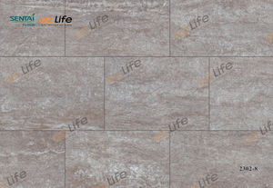 Sentai Stone Plastic Vinyl mármol material impermeable para interiores suelo de vinilo de lujo laminado 6mm clase 2302-8